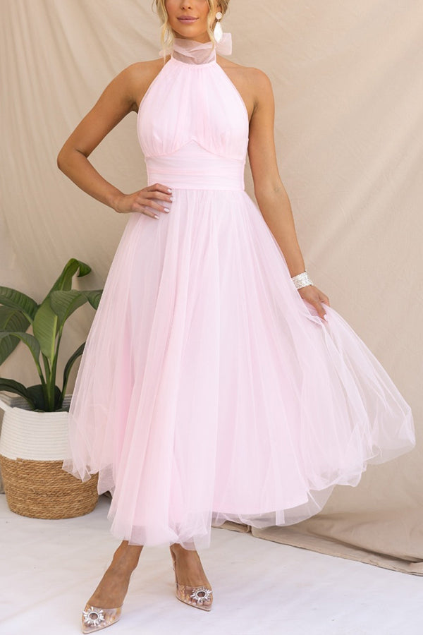 Jael - Robe de soirée en tulle élégante en A