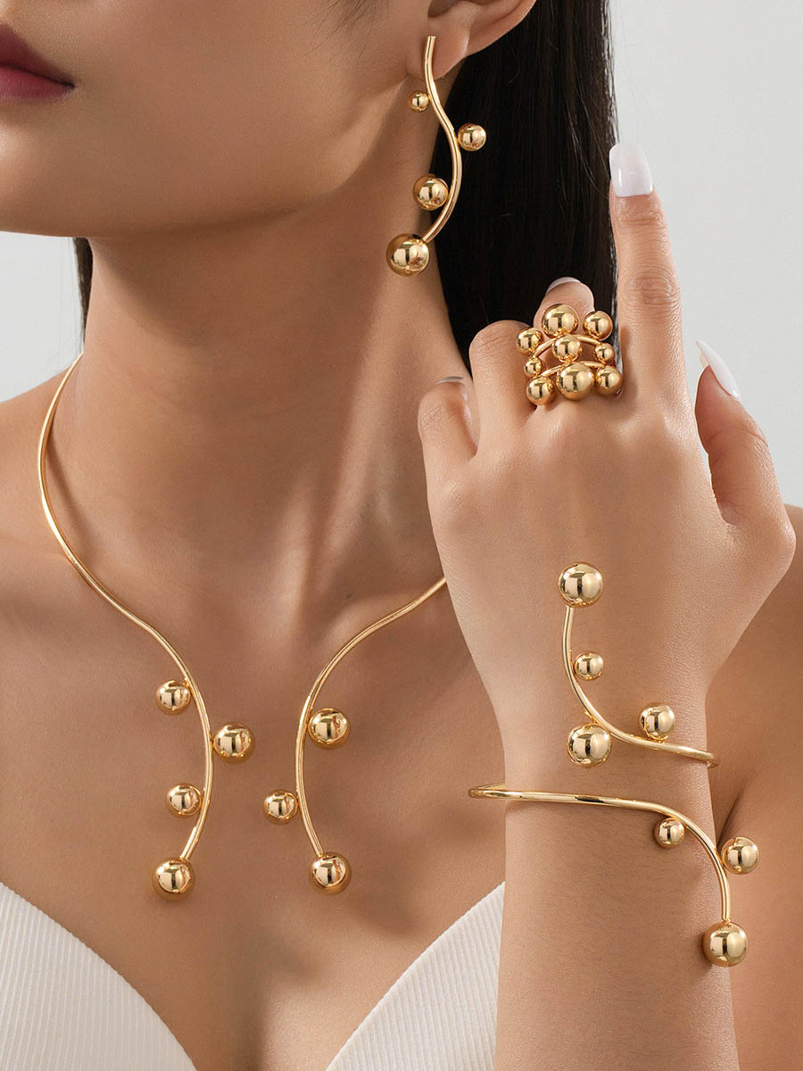 Irrégularité Ligne strass Accessoires Ensembles