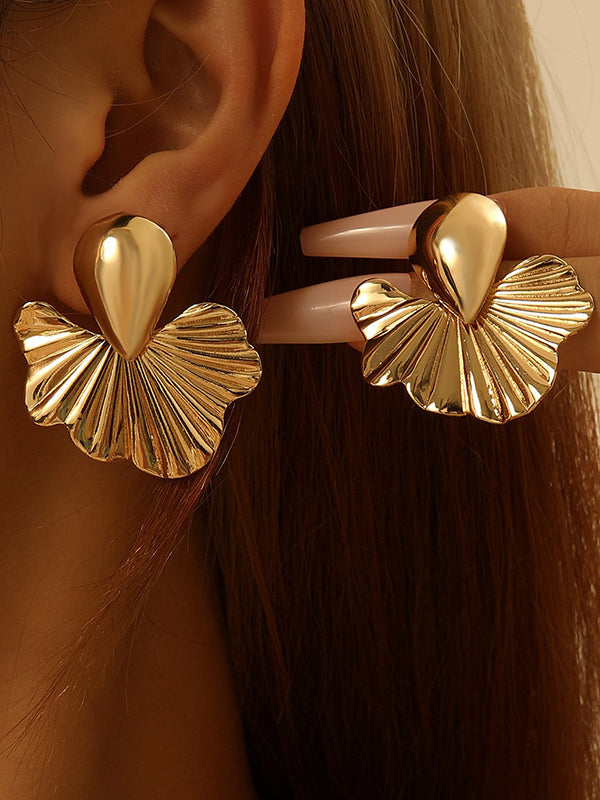 Boucles d'oreilles pendantes géométriques