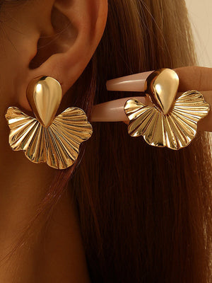 Boucles d'oreilles pendantes géométriques