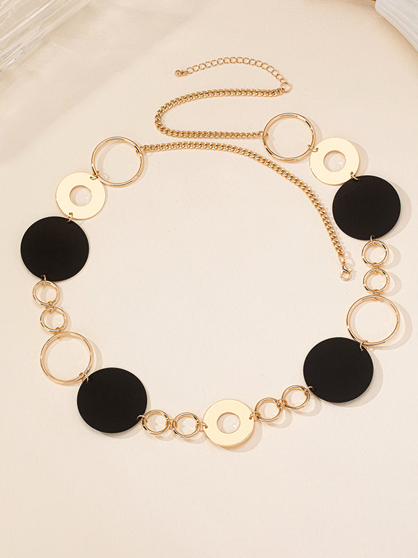 Collier géométrique à chaîne