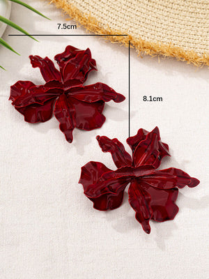Boucles d'oreilles en forme de fleur