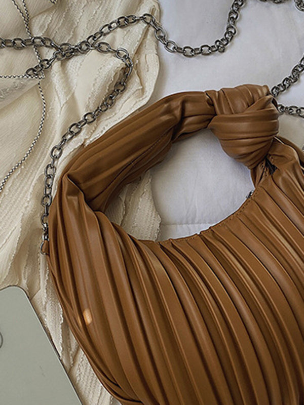 Sacs à fermeture éclair plissés à empiècements Accessoires Sacs à main Sacs à bandoulière