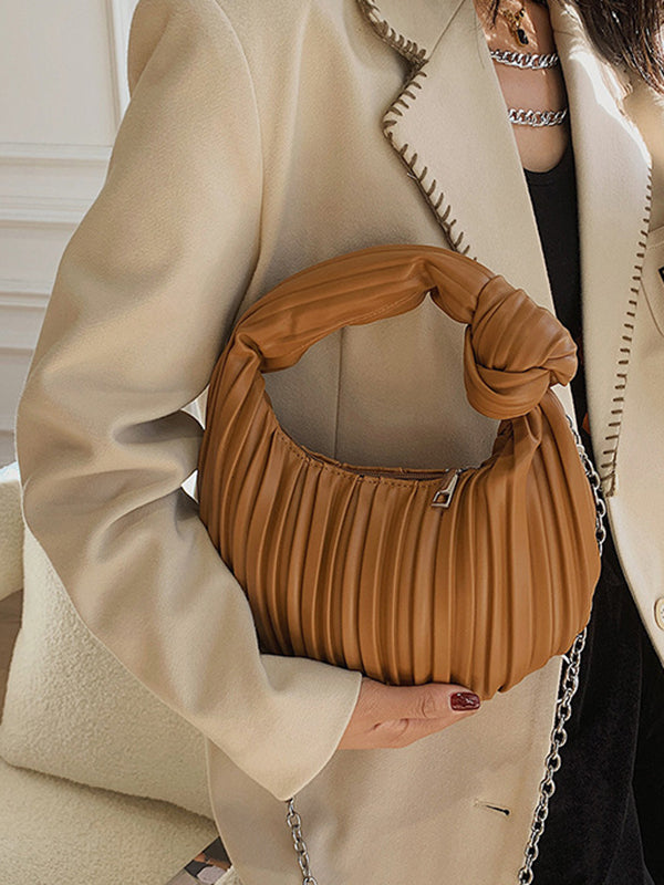 Sacs à fermeture éclair plissés à empiècements Accessoires Sacs à main Sacs à bandoulière