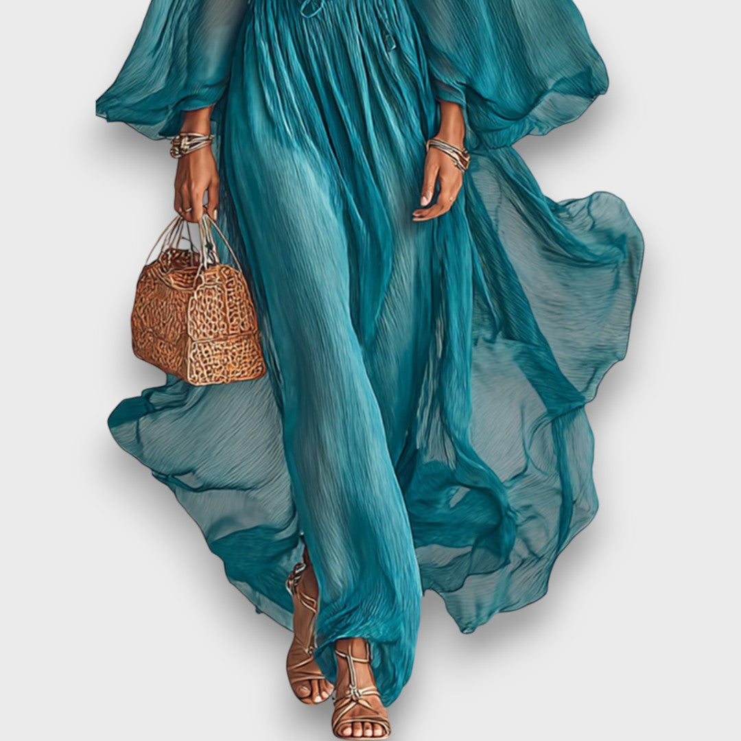 Elviana – Robe maxi en chiffon