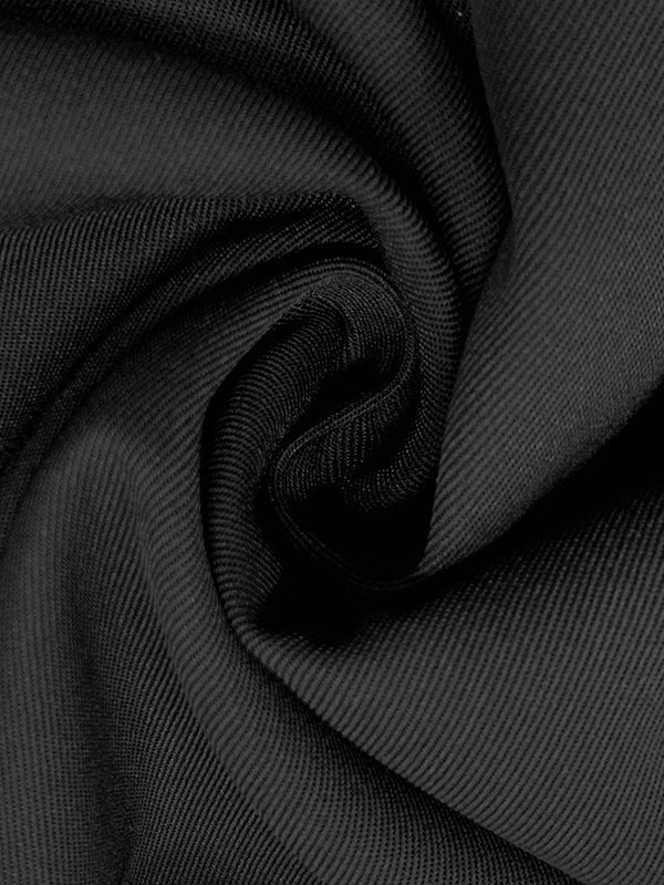 Robe longue asymétrique à coupe irrégulière, à col rond, couleur contrastée