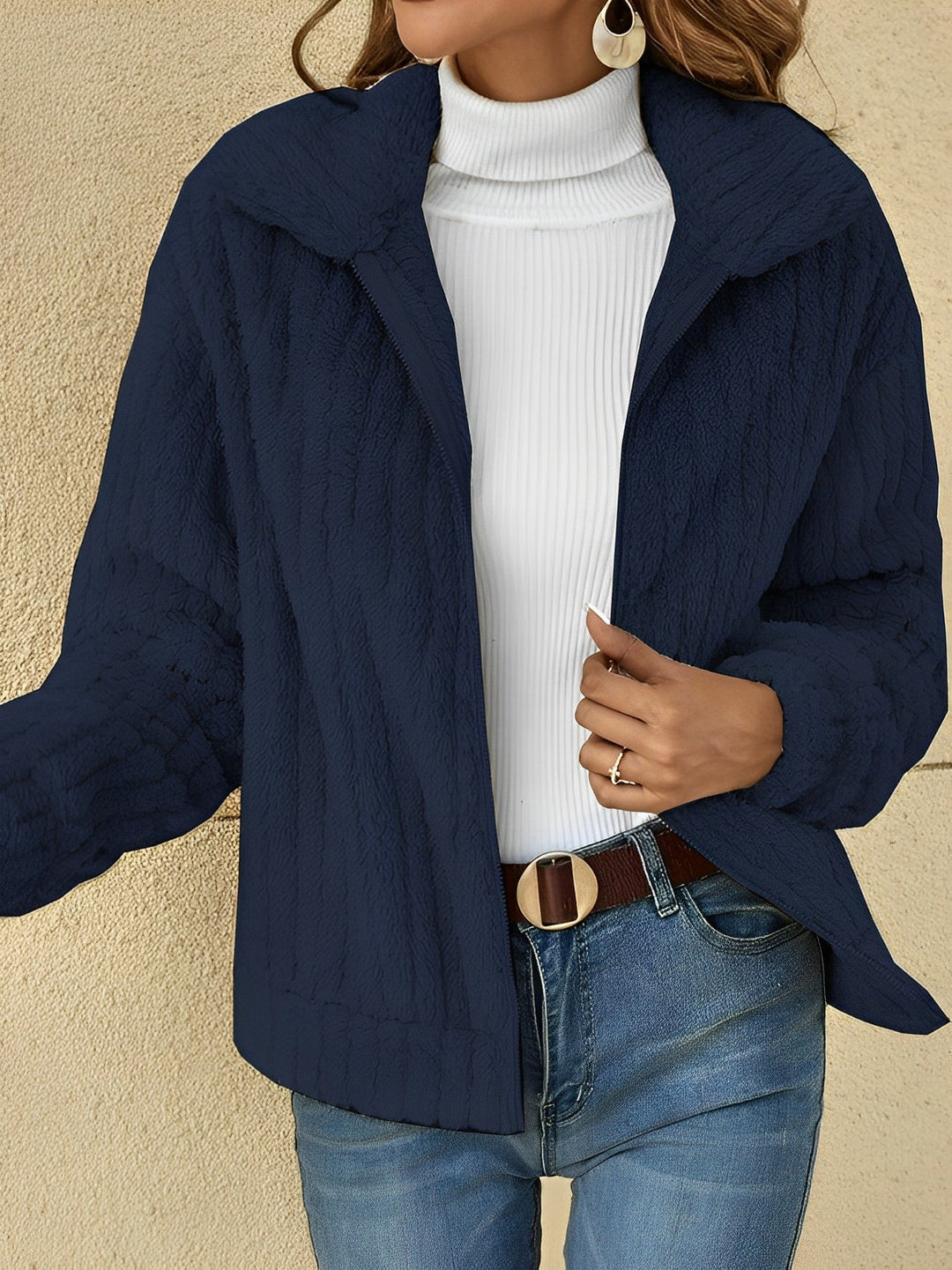 Manteau en Teddy Douillet pour Femmes | Décontracté