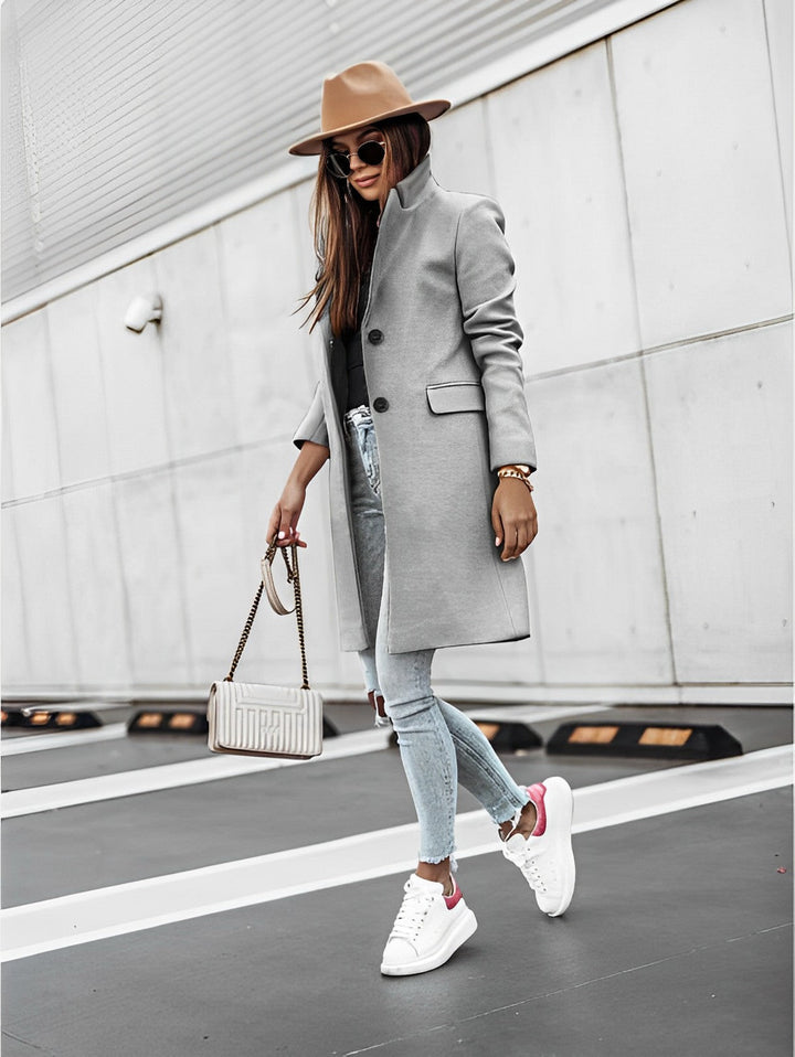 Manteau trench élégant long pour femmes
