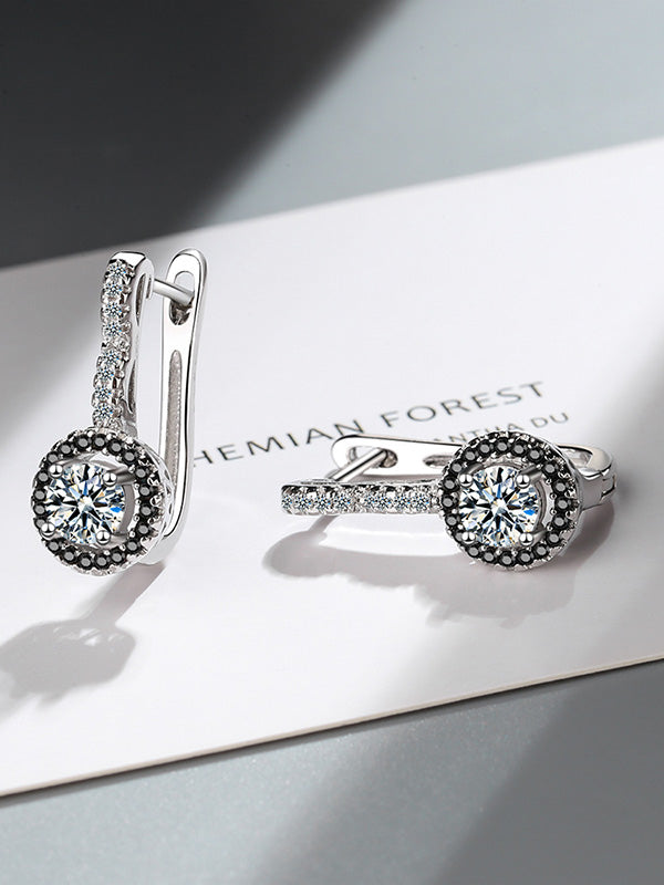 Boucles d'oreilles à strass