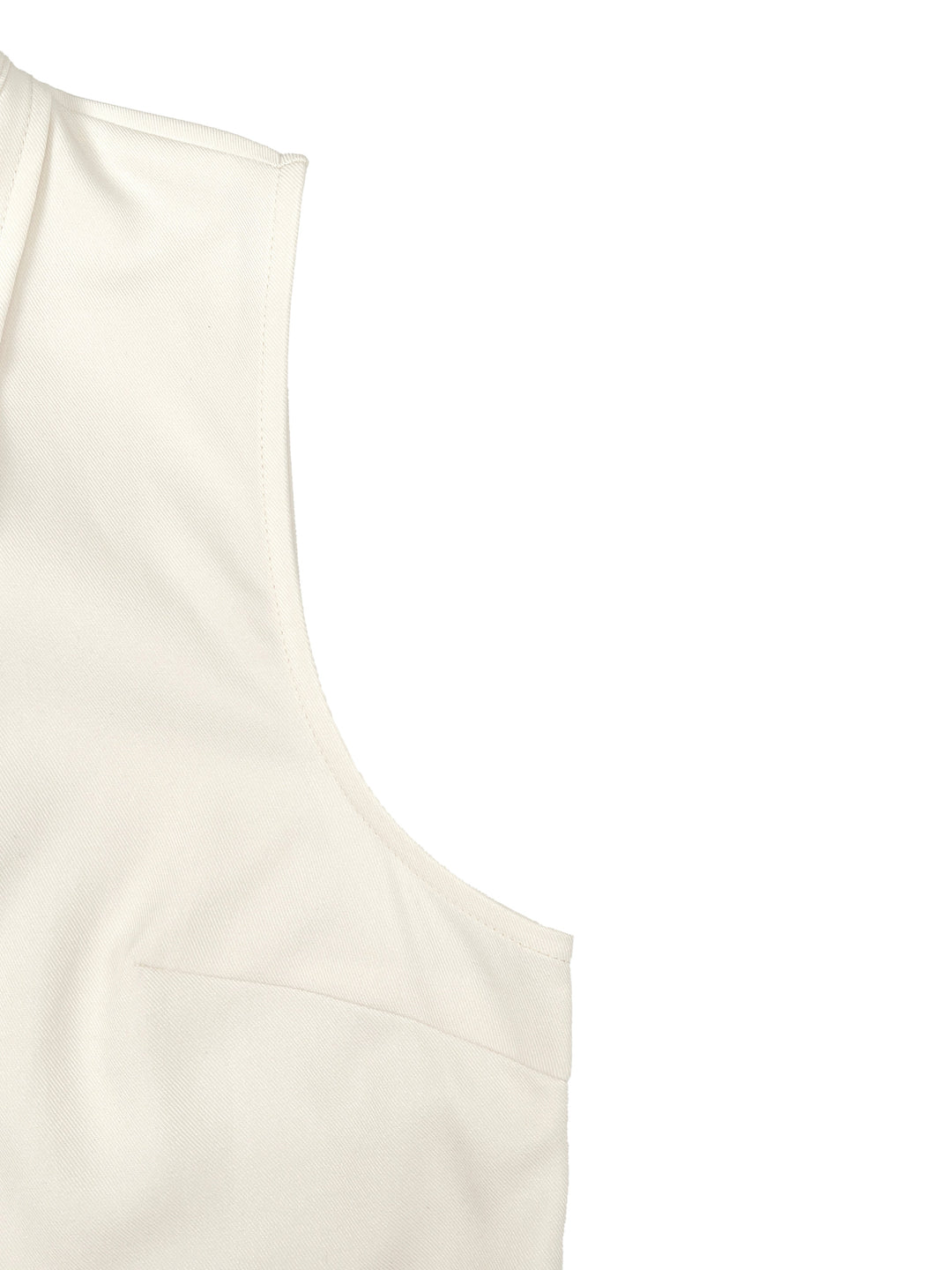 Ensemble deux pièces à col cheminée, à ourlet plongeant, taille haute, couleur unie – chemisier + pantalon