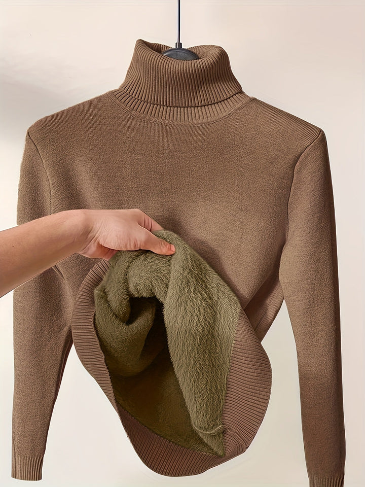 Pull à col roulé élégant pour femmes