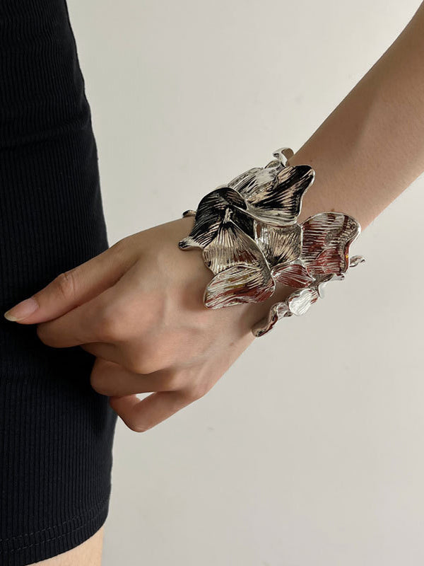 Bracelet géométrique en forme de fleur