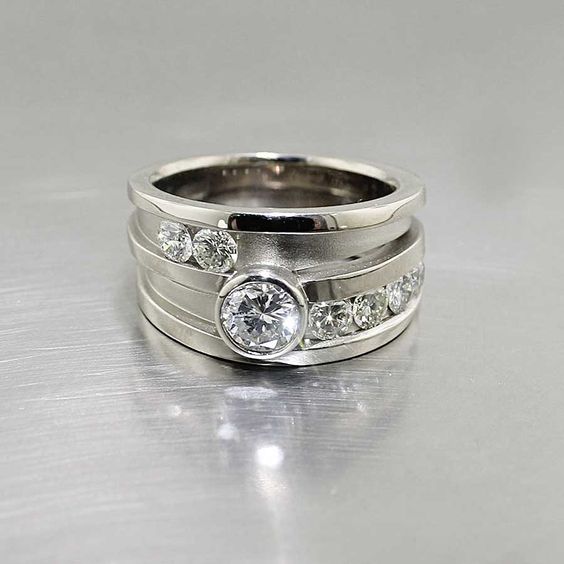 Bague en verre stratifiée