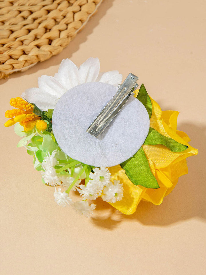 Pinces à cheveux à fleurs en 3D
