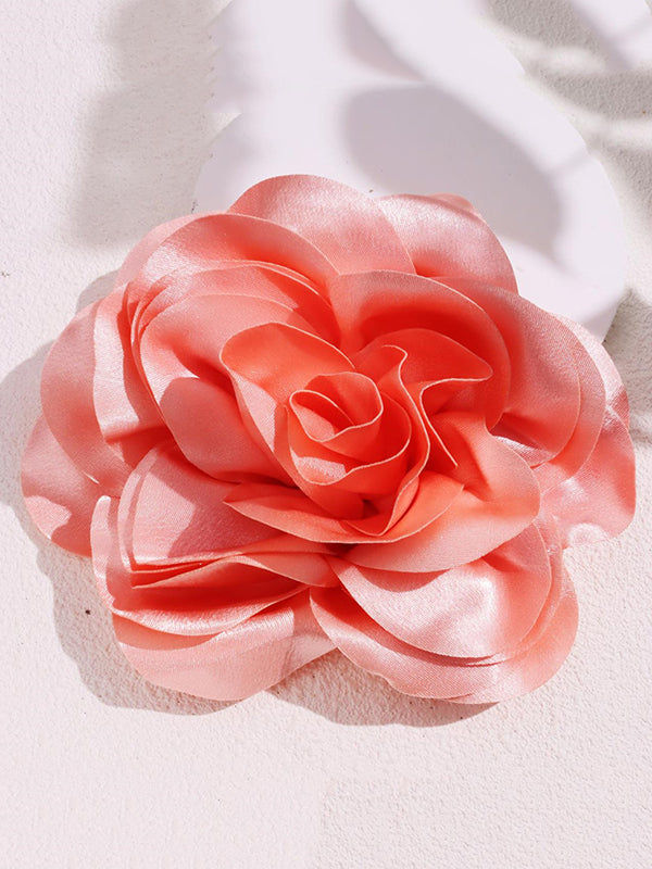Broche à fleurs en 3D