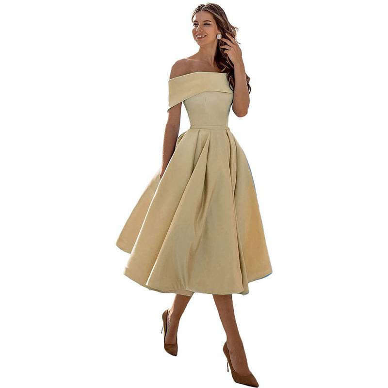 Romy - Robe maxi élégante à épaules dénudées avec drapés