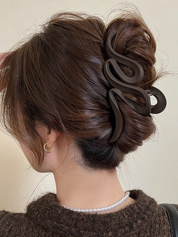 Pince à cheveux griffe géométrique