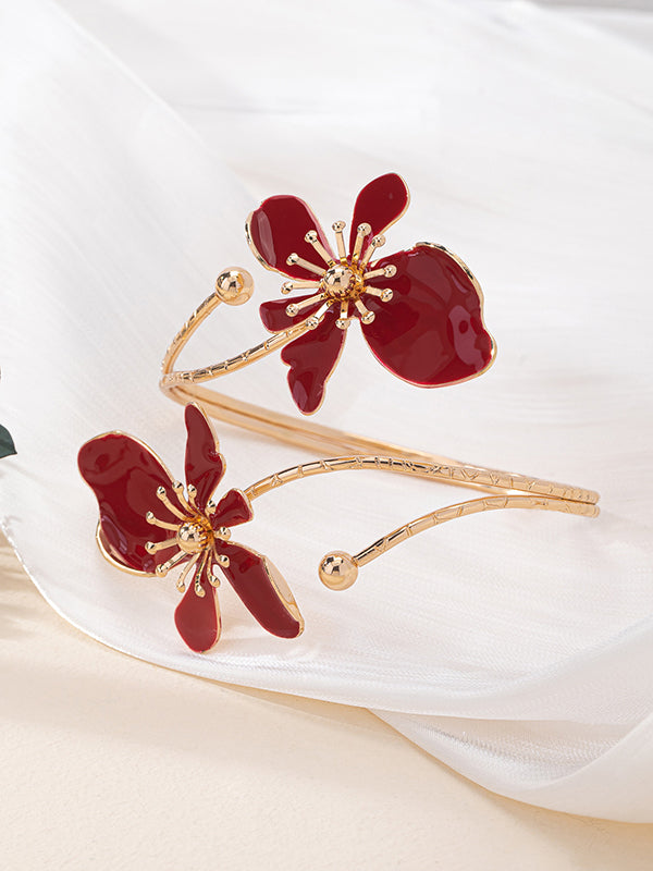 Bracelet réglable en forme de fleur