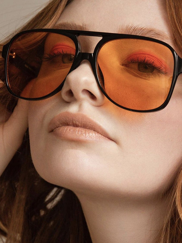 Lunettes de soleil géométriques anti-UV