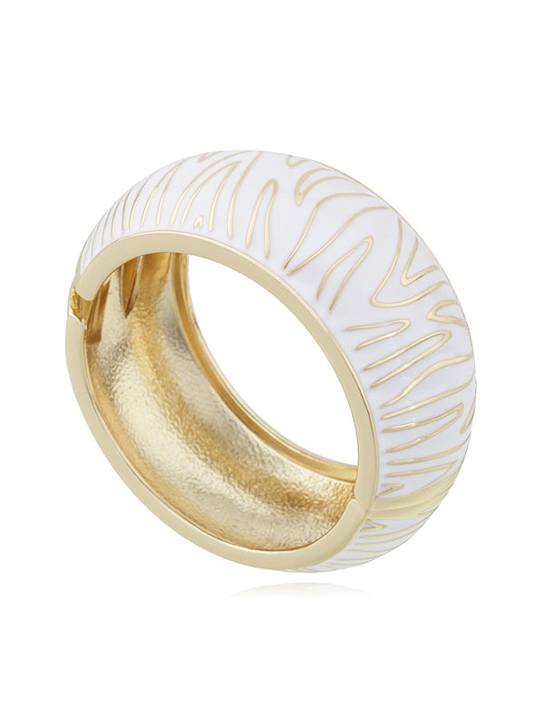 Accessoires pour bracelets géométriques à rayures zébrées