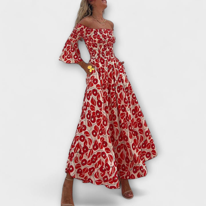 Sienna - Robe maxi décolletée pour des vacances parfaites