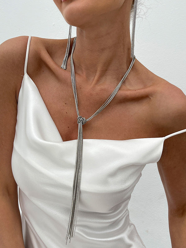 Collier à pompons