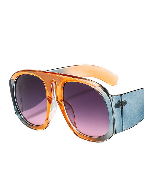 Lunettes de soleil géométriques anti-UV