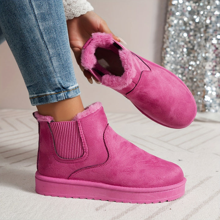 Bottes d'hiver pour femmes | Bottes Slip-On avec des côtés élastiques