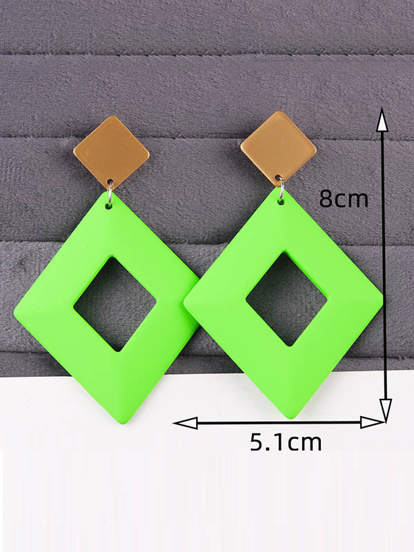 Boucles d'oreilles géométriques