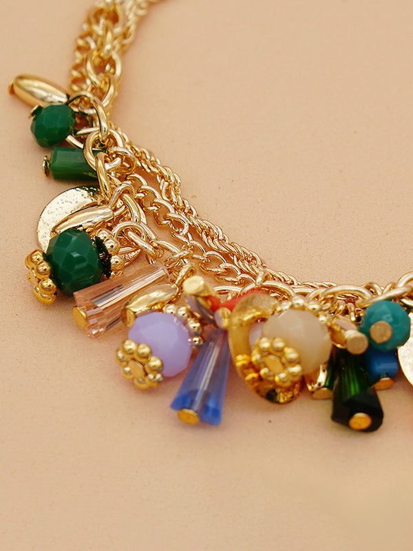 Bracelet superposé à chaîne