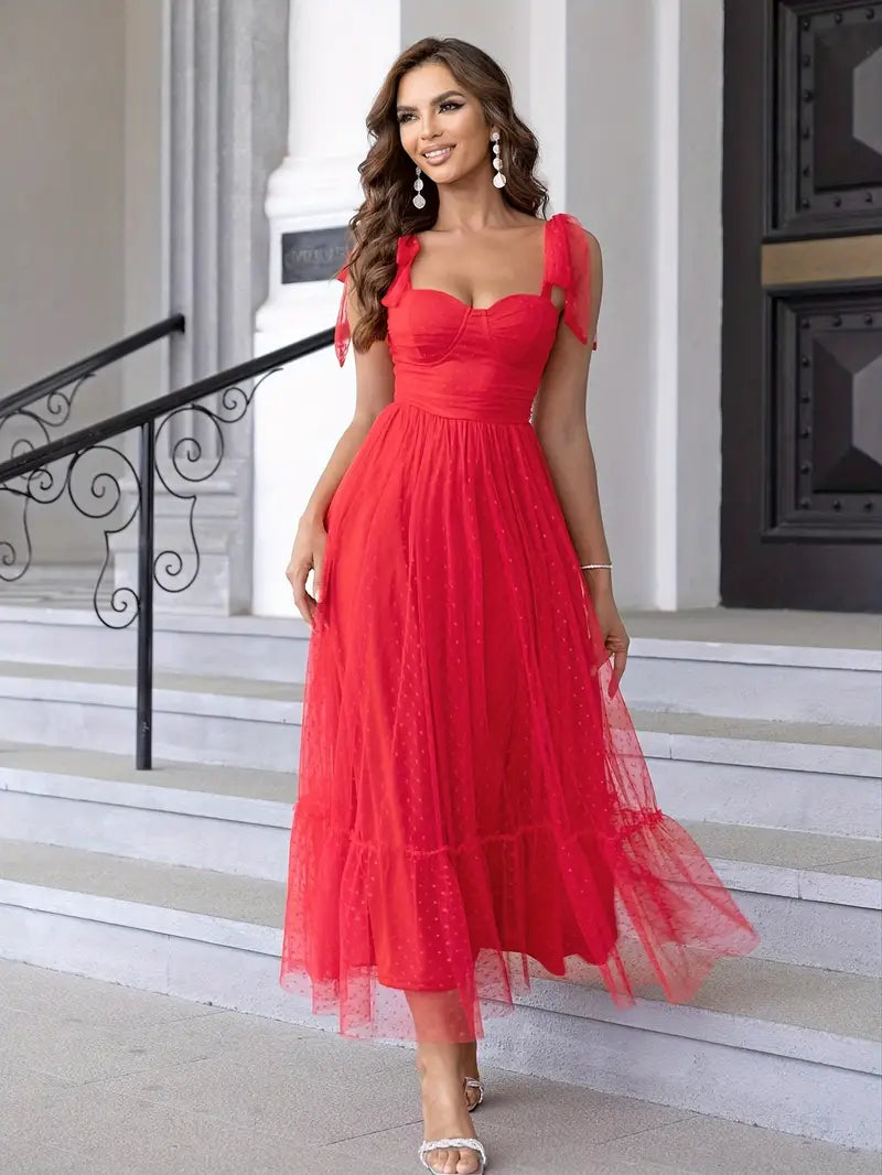 Carmen - Robe de soirée en mesh élégante