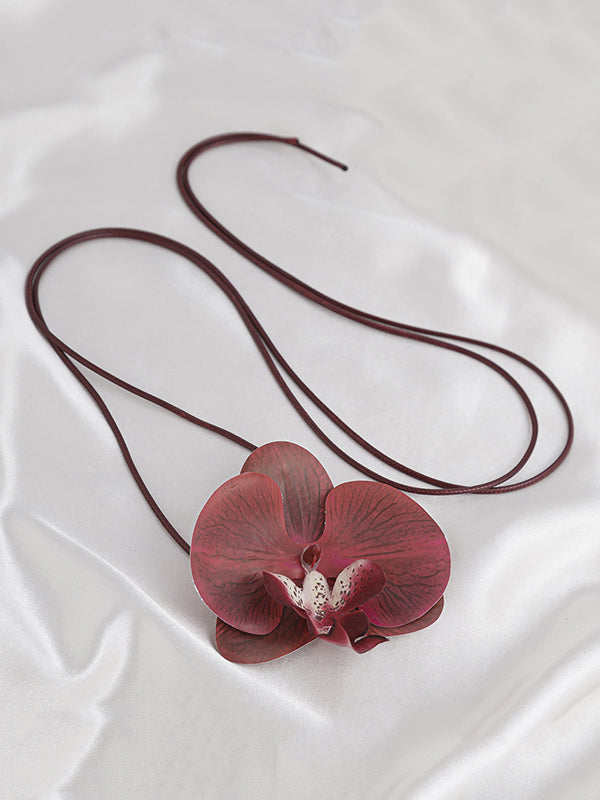 Collier en forme de fleur
