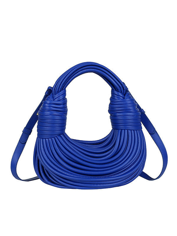 Sac à pompons, couleur unie