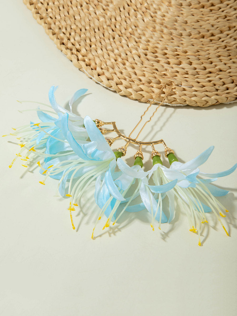 Pinces à cheveux en forme de fleur
