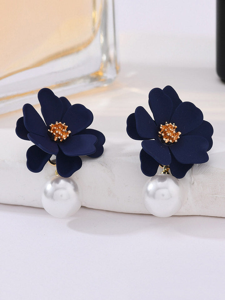 Boucles d'oreilles en forme de fleur