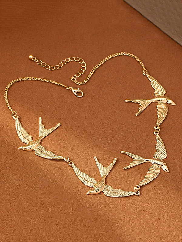 Collier géométrique en forme d'animal