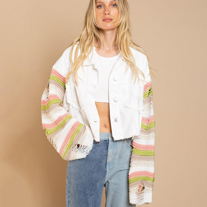 Gilet pour femmes avec motif patchwork
