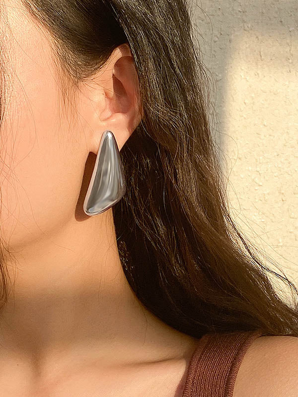 Boucles d'oreilles pendantes géométriques