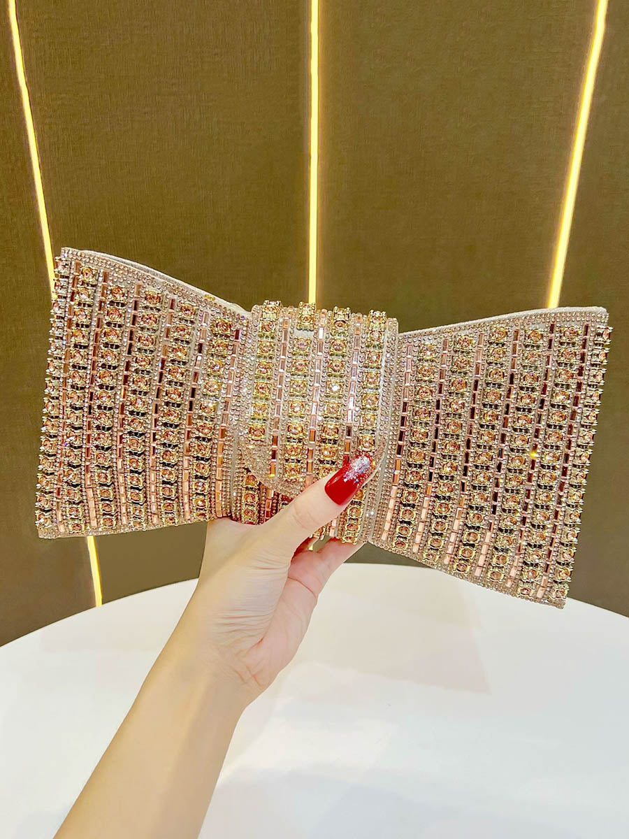 Sac à main à chaîne, à strass