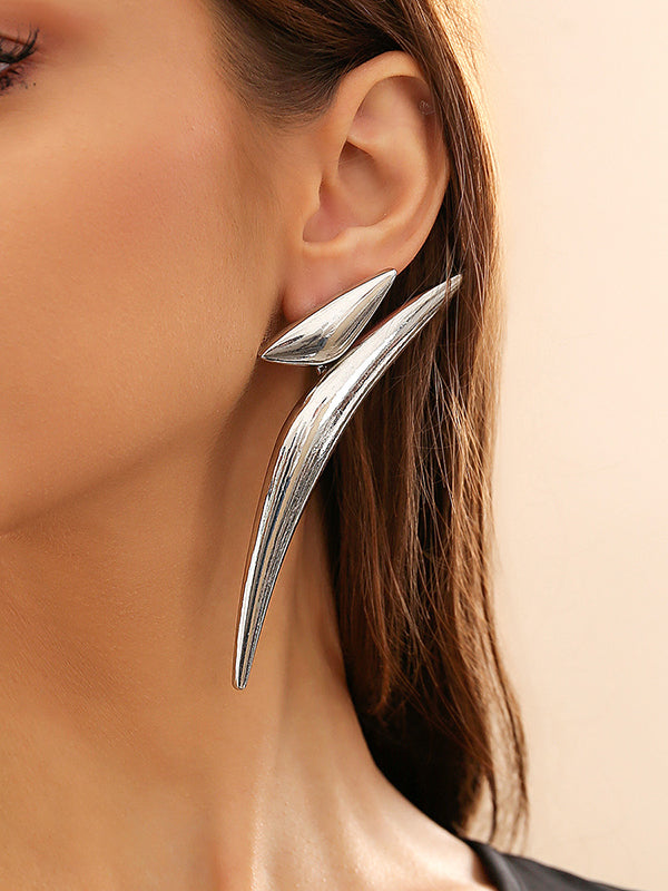 Boucles d'oreilles pendantes géométriques