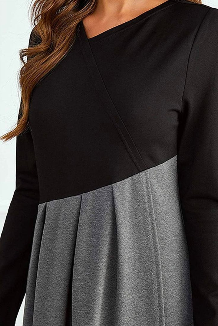 Celine - Robe maxi élégante avec plissé
