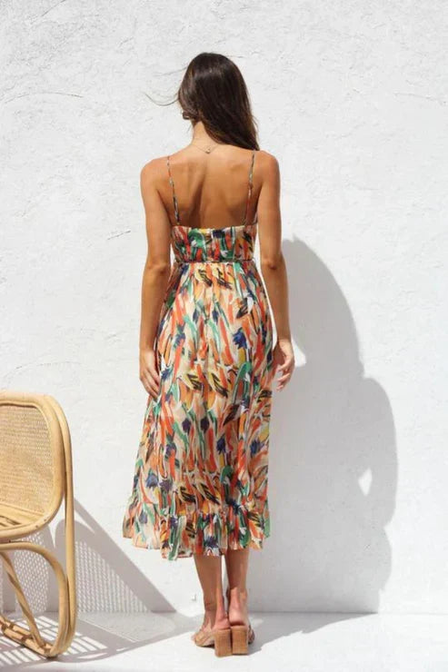 WALTRAUD - ROBE MAXI AVEC DES BRETELLES FINES