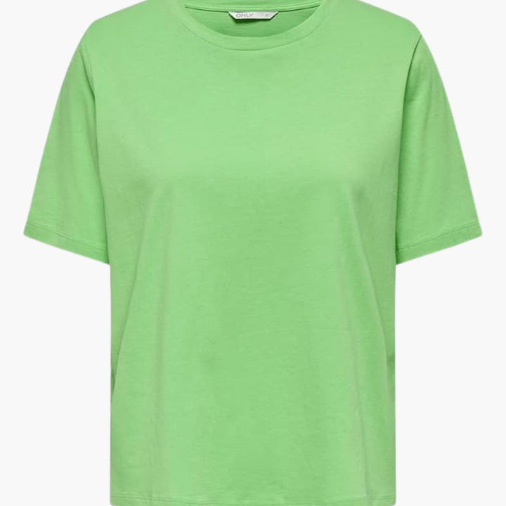 T-shirt pour femmes avec col rond et manches courtes