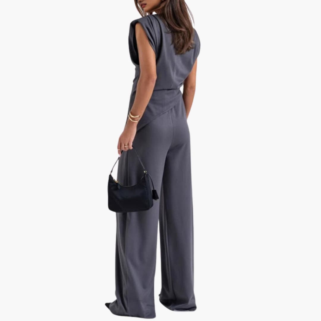 Ensemble femme - Costume élégant avec jambes larges