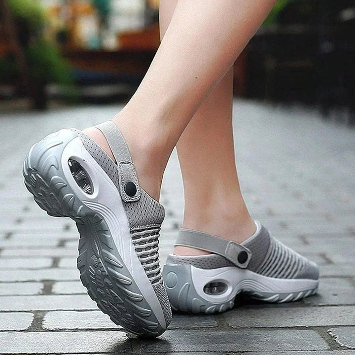 Henrike - Baskets Slip-On pour Femmes avec Mesh et Sangle