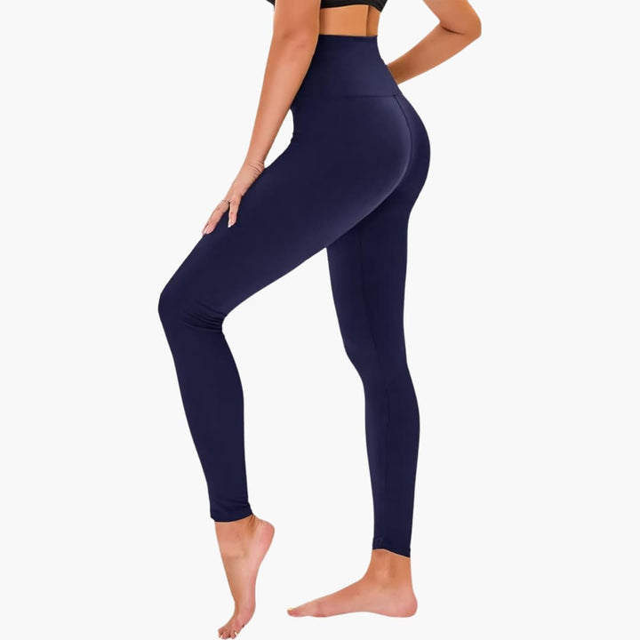 Leggings pour femmes avec motif léopard et taille haute en matière extensible