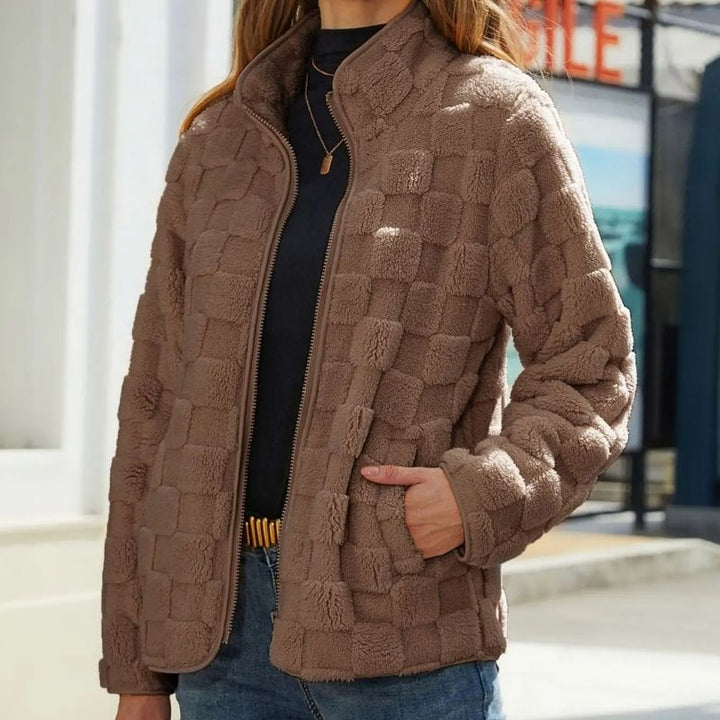 Valentine - Veste d'hiver à carreaux pour femmes