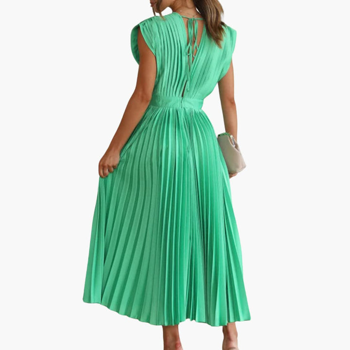 Robe midi élégante avec décolleté en V - Mode de soirée pour femmes Farfetch