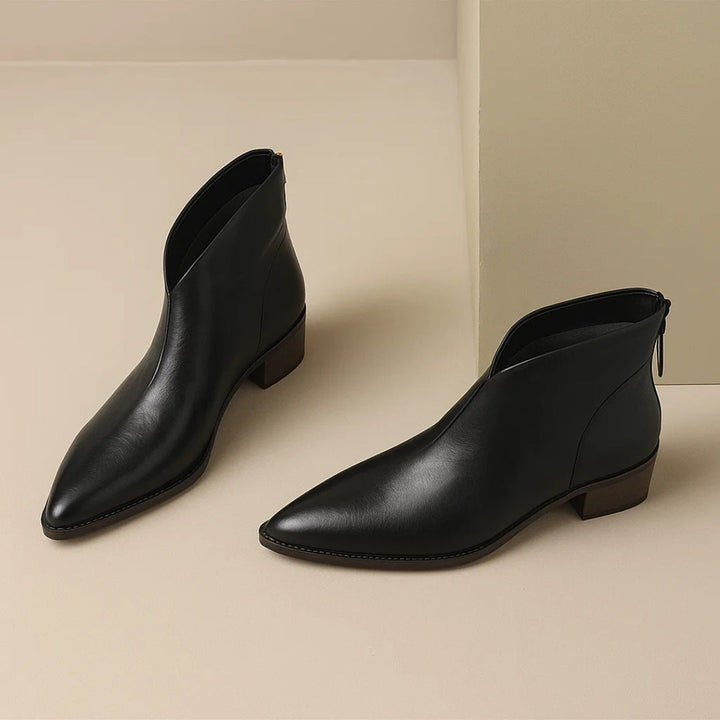 Christina - Bottines pour femmes avec petit talon carré
