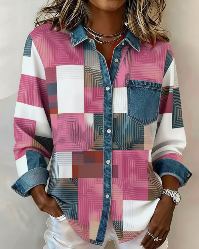 Lea | Chemisier moderne pour femmes avec un col tendance